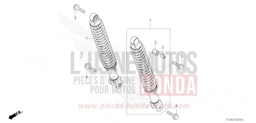 COUSSIN ARRIERE NSS350ASS de 2025